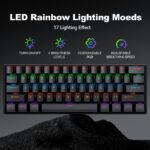 T-Wolf T60 60% Mechanical Gaming Keyboard Bleu switch - Image 2