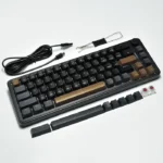 GM68-V2 RGB MECHANICAL GAMING KEYBOARD 68% | SILVER/RED SWITCH | Black - Image 4