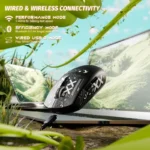 ATTACK SHARK G3 Tri-mode Wireless Gaming Mouse 25K DPI Black - Image 6