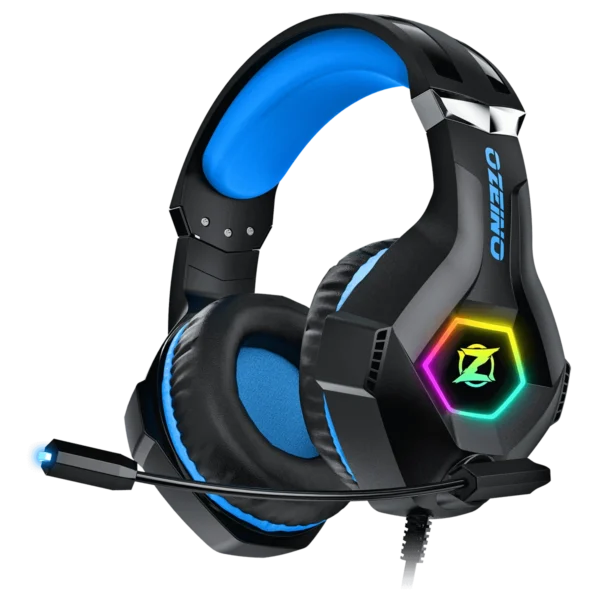 Ozeino RGB Gaming Headset for PS4 PS5 PC with Microphone