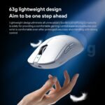 FuryCube R7 Wireless Tri-Mode Gaming Mouse 12K Dpi 63g Black - Image 5