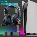 Ozeino RGB Gaming Headset for PS4 PS5 PC with Microphone - Image 4
