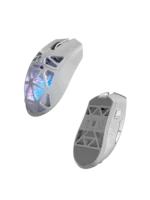 FuryCube G11 BK-V2 RGB Wireless Gaming Mouse 3 Mode 59g White Contour - Image 3