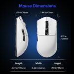 FURYCUBE G9 PRO Wireless Gaming Mouse 22K DPI With Charging Dock Black - Image 7