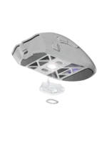 FuryCube G11 BK-V2 RGB Wireless Gaming Mouse 3 Mode 59g White Contour - Image 4