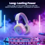ATTACK SHARK G800 WIRELESS Esports Gaming Headset For PS5-4 PC with Mic White - Image 9