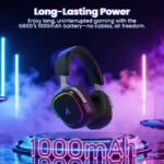 ATTACK SHARK G800 WIRELESS Esports Gaming Headset For PS5-4 PC with Mic Black - Image 3