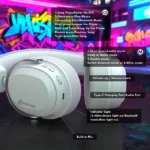 ATTACK SHARK L30 PRO WIRELESS Esports Gaming Headset For PS5-4 PC with Mic White - Image 5