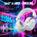ATTACK SHARK L30 PRO WIRELESS Esports Gaming Headset For PS5-4 PC with Mic White - Image 6