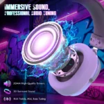 ATTACK SHARK L30 PRO WIRELESS Esports Gaming Headset For PS5-4 PC with Mic White - Image 7