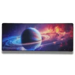 XL 80x30cm Mouse pad 4mm Gaming Desk Mat Galaxy-Giant Ringed Planet