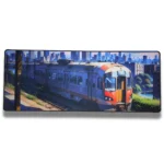 XL 80x30cm Mouse pad 4mm Gaming Desk Mat Anime lo-fi Style Train