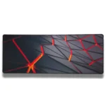 XL 80x30cm Mouse pad 4mm Gaming Desk Mat Glowing Red Lava