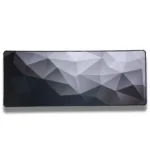 XL 80x30cm Mouse pad 4mm Gaming Desk Mat Black Gray Geometric