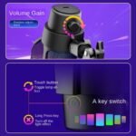 M8 USB Gaming Microphone RGB for PC With Boom Arm - Image 5