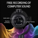 USB Microphone Condenser PDO-20 ANC Recording Gaming streaming - Image 7