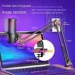 M8 USB Gaming Microphone RGB for PC With Boom Arm - Image 6