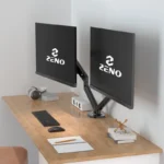 ZENO M8D Gas Spring Monitor Arm Stand Dual Screens 17-32 18Kg Black - Image 6