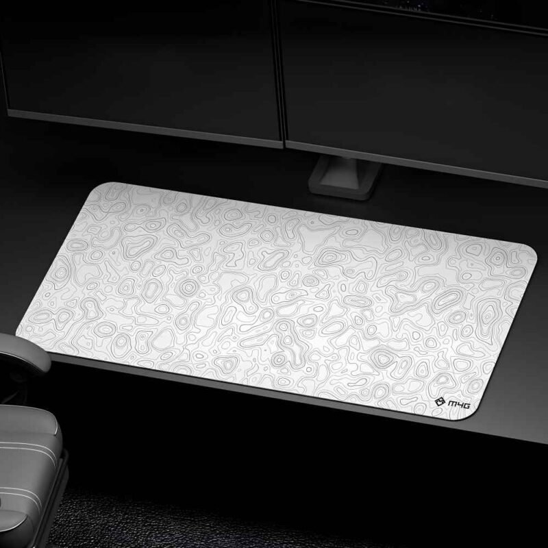 xl mouse pad white m4g contour maroc