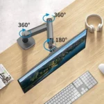 M252 Gas Spring Single Monitor Stand Arm for 13-32 inch Screens - Image 10