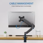 M252 Gas Spring Single Monitor Stand Arm for 13-32 inch Screens - Image 9