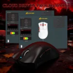 ATTACK SHARK V3 PRO Tri-mode Wireless Gaming Mouse 25K DPI RGB Charging Dock Black - Image 3