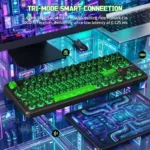 ATTACK SHARK X87 ULTRA Wireless Mechanical Keyboard With 8K Wireless Receiver Shadow Jade - Image 4