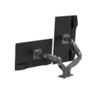 NB Ergonomic F160 Dual Monitor Arm Stand 17-27" | Gas Spring 9KG 360° Black - Image 3