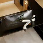NB ERGONOMIC F80 XE Gas Spring Monitor Arm Stand 17-32 9KG 360° White - Image 8