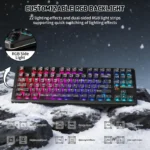 ATTACK SHARK X87 ULTRA Wireless Mechanical Keyboard With 8K Wireless Receiver Forged Carbon - Image 7