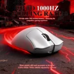 ATTACK SHARK V3 PRO Tri-mode Wireless Gaming Mouse 25K DPI RGB Charging Dock White - Image 3