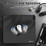 ATTACK SHARK CM02 eSport Gaming Mousepad (450x400x4 MM) Black - Image 3