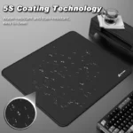 ATTACK SHARK CM02 eSport Gaming Mousepad (450x400x4 MM) Black - Image 4