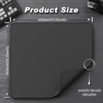 ATTACK SHARK CM02 eSport Gaming Mousepad (450x400x4 MM) Black - Image 9