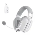 ATTACK SHARK L80 PRO Wireless Gaming Headset – 20ms Low Latency, 40mm Drivers, Tri-Mode | white