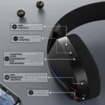 ATTACK SHARK L90 Wireless Gaming Headset – RGB, 7.1 Surround Sound, Tri-Mode Black - Image 7