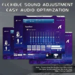 ATTACK SHARK L90 Wireless Gaming Headset – RGB, 7.1 Surround Sound, Tri-Mode Black - Image 9