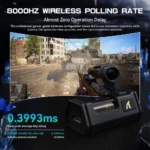 Attack Shark R5 Ultra 8k Wireless Gaming Mouse PAW3950MAX White - Image 5