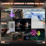 ATTACK SHARK R82 HE Rapid Trigger 8KHz Keyboard Magnetic Switch with 0.005MM RT Black - Image 3