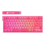 ATTACK SHARK R82 HE Rapid Trigger 8KHz Keyboard Magnetic Switch with 0.005MM RT Pink Contours