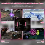 ATTACK SHARK R82 HE Rapid Trigger 8KHz Keyboard Magnetic Switch with 0.005MM RT Pink Contours - Image 3