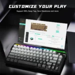 ATTACK SHARK R85 HE Rapid Trigger 8K Keyboard Magnetic Switch with Custom Lightbox Noonlight Night - Image 9