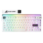 ATTACK SHARK R85 HE Rapid Trigger 8K Keyboard Magnetic Switch with Custom Lightbox White - Image 2