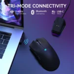 ATTACK SHARK X11 Wireless Gaming Mouse 63g with RGB Charging Dock  | Black - Image 7