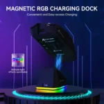 ATTACK SHARK X11 Wireless Gaming Mouse 63g with RGB Charging Dock  | Black - Image 6