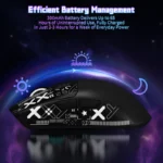 ATTACK SHARK X11 SE Wireless Gaming Mouse 22000 DPI, 59g | Black - Image 3