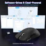 ATTACK SHARK X11 SE Wireless Gaming Mouse 22000 DPI, 59g | Black - Image 8