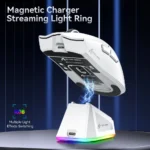ATTACK SHARK X11 Wireless Gaming Mouse 63g with RGB Charging Dock  | White - Image 7