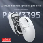 ATTACK SHARK X3 Wireless Gaming Mouse – PAW3395, 26K DPI, 49g Superlight, Tri-Mode - Image 2