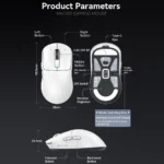 ATTACK SHARK X3 Wireless Gaming Mouse – PAW3395, 26K DPI, 49g Superlight, Tri-Mode - Image 4